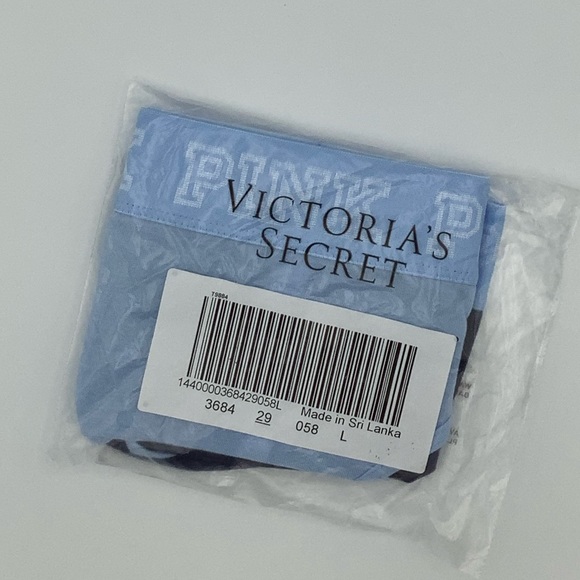 New Victoria’s Secret PINK Colorblock Logo Hipster Panties - Large - Picture 3 of 4